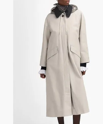 Barbour x The Edit by Alexa Chung Barbour x The Edit by Alexa Chung Natalie Waxed Trench Coat